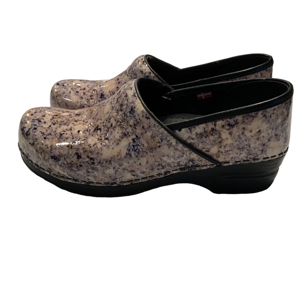 SANITA Clogs Original Danish Clog Professional Clogs Tan Black Granite Size 41